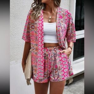 Kimono & Shorts Set